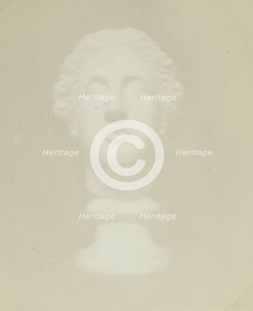 [Classical Head], probably 1839. Creator: Hippolyte Bayard.