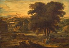 Classical Landscape, 1767-1771. Artist: Runciman, Alexander (1736-1785)