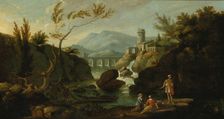 Classical Landscape, 1822-1826. Creators: John Ritto Penniman, Moses A. Swett