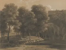 Classical Landscape with a Shepherd, 1803. Creator: Jean-Victor Bertin