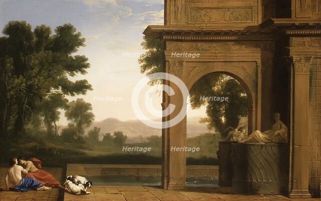 Classical Landscape with Figures. Creator: Henri Mauperché.