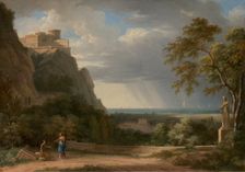 Classical Landscape with Figures and Sculpture, 1788. Creator: Pierre Henri de Valenciennes