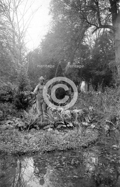 Classical statue, Park Place, Remenham, Oxfordshire, c1900. Artist: Farnham Maxwell Lyte