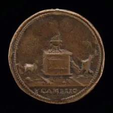 Classical Subject: Flaming Tripod on Altar [reverse], 1470/1530. Creator: Vittore Gambello