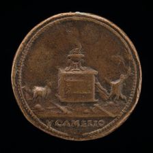 Classical Subject: Flaming Tripod on Altar [reverse], 1470/1530. Creator: Vittore Gambello
