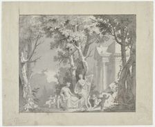 Classical Scene, 1775-1800. Creator: Francisco Vieira (Portuguese, 1765-1805), circle of