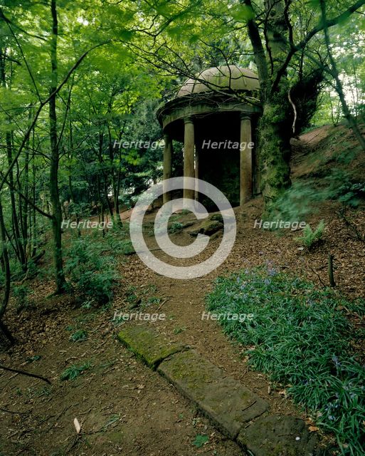 Classical temple rotunda, Badger Dingle, Badger, Shropshire, 1994. Artist: John Critchley