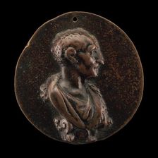 Classically Draped Bust of a Man, 16th century. Creator: Unknown