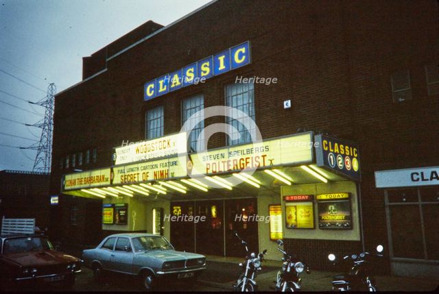 Classic Cinema, Hagley Road West, Quinton, Dudley, 1982. Creator: Norman Walley.