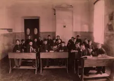 Classroom During a Lesson, 1889. Creator: N Terekhov