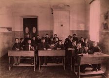 Classroom During a Lesson, 1889. Creator: N Terekhov