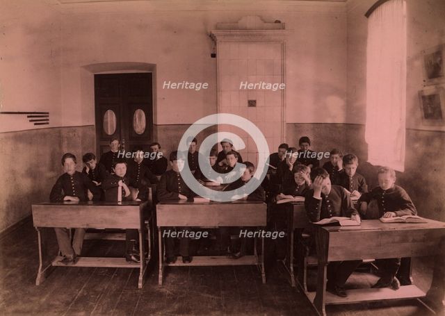 Classroom During a Lesson, 1889. Creator: N Terekhov.