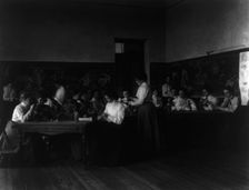Classroom scene - ladies floriculture class, Normal School, Washington, D.C., (1899?). Creator: Frances Benjamin Johnston