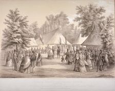 Clapham Special Constables dinner, Clapham, London, 1848. Artist: HM Whichelo