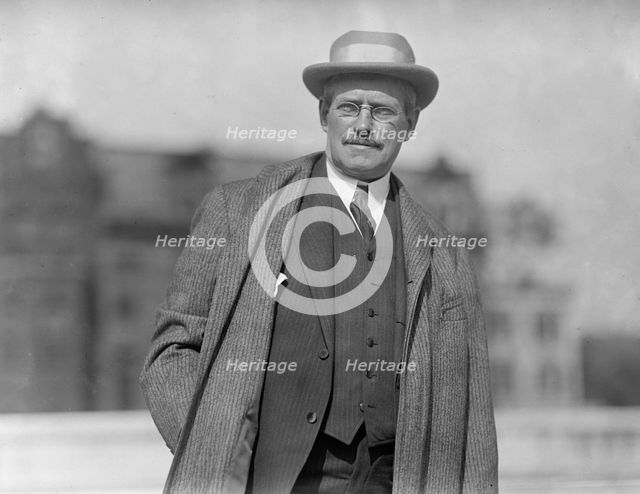 Clapp Hearings - William Flinn of Pittsburgh, 1912. Creator: Harris & Ewing.