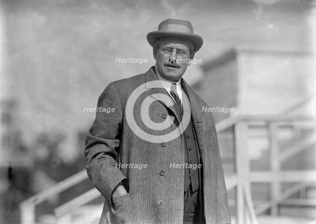 Clapp Hearings - William Flinn of Pittsburgh, 1912. Creator: Harris & Ewing.
