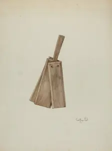 Clapper, 1935/1942. Creator: Geoffrey Holt