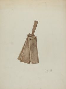 Clapper, 1935/1942. Creator: Geoffrey Holt