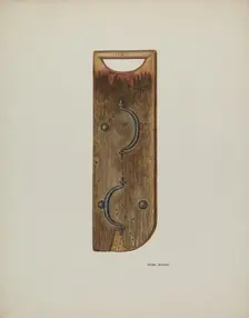 Clapper, c. 1940. Creator: Hilda Olson