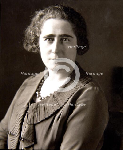 Clara Campoamor (Madrid, 1888-1972) Spanish writer, photo playback.