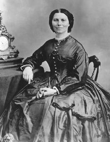 Clara Barton (1821-1912), founder of the American branch of the Red Cross