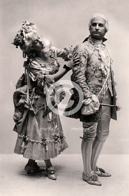 Clara Dow and Henry Lytton in Iolanthe, 1907. Artist: Unknown