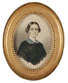 Clara Mathilda Klintberg, 1858. Creator: Elise Arnberg