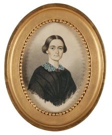 Clara Mathilda Klintberg, 1858. Creator: Elise Arnberg