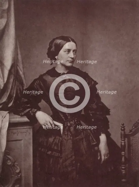 Clara Schumann, German pianist and composer, 19th century. Creator: Franz Seraph Hanfstaengl.