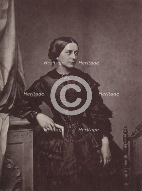 Clara Schumann, German pianist and composer, 19th century. Creator: Franz Seraph Hanfstaengl.