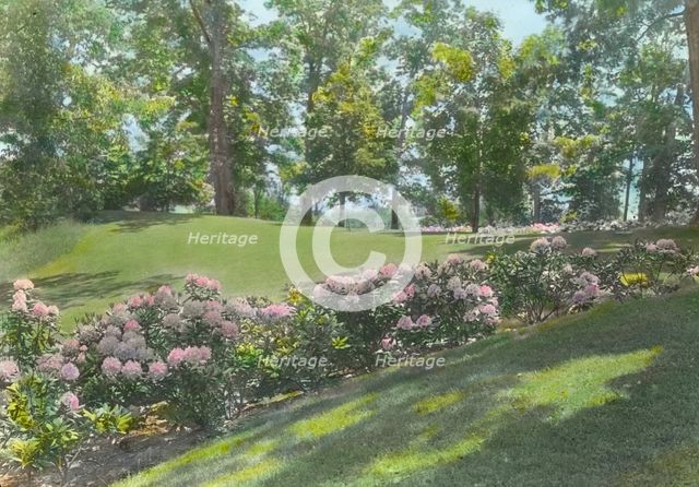 "Claraben Court," Benjamin Stern house, Roslyn Harbor, New York, c1914. Creator: Frances Benjamin Johnston.