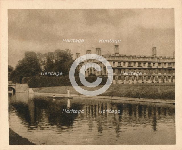 'Clare College, Cambridge', 1923. Artist: Unknown.