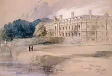 Clare Hall, Cambridge 1846. Artist: Sir John Gilbert