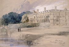 Clare Hall, Cambridge 1846. Artist: Sir John Gilbert
