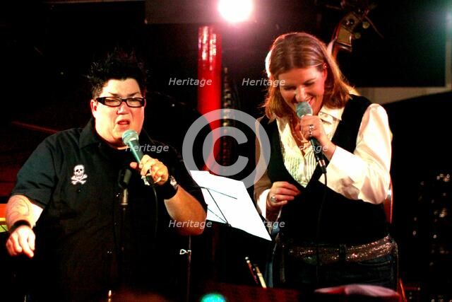 Clare Teal and Lea DeLaria, Pizza Express, London, 2004. Artist: Brian O'Connor