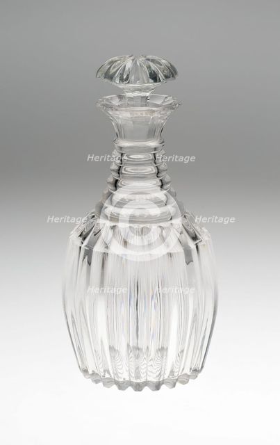 Claret Decanter, Sussex, Early 19th century. Creator: Unknown.