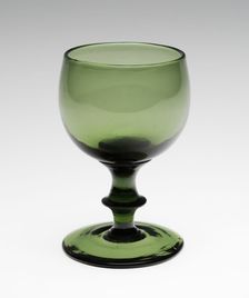 Claret Glass, c. 1824/40. Creator: Jersey Glass Company