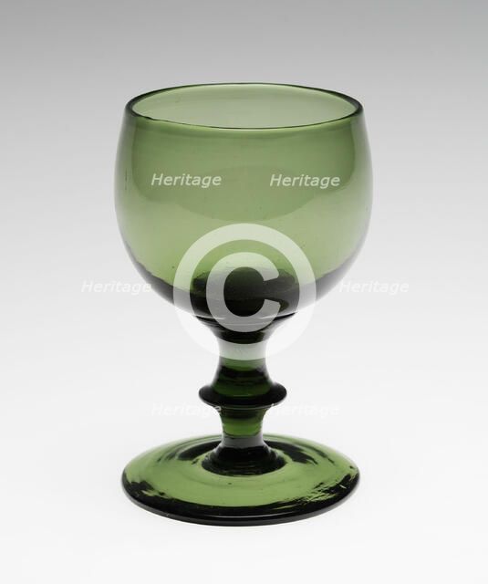 Claret Glass, c. 1824/40. Creator: Jersey Glass Company.