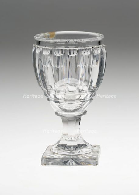 Claret Glass, Sussex, Early 19th century. Creator: Unknown.