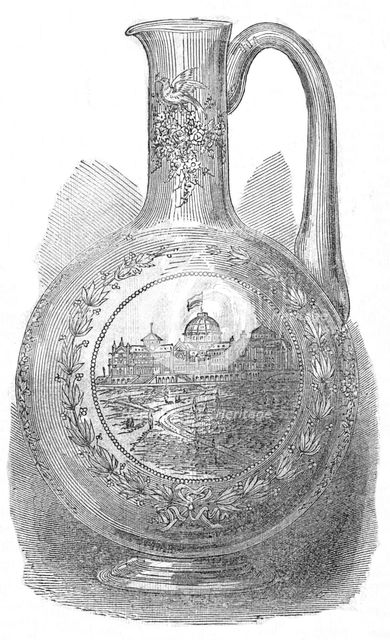 Claret jug presented to the Lord Mayor of London, 1872. Creator: Unknown.