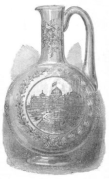 Claret jug presented to the Lord Mayor of London, 1872. Creator: Unknown