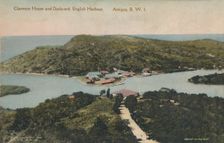 Clarence House and Dockyard, English Harbour. Antigua, B.W.I. early 20th century. Creator: Jose Anjo
