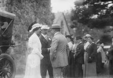 Clarence Mackay and daughter, 1915. Creator: Bain News Service