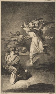 Clarence's Dream (Shakespeare, Richard III, Act 1, Scene 4), 1774. Creator: William Blake