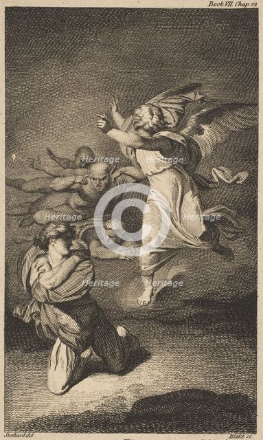 Clarence's Dream (Shakespeare, Richard III, Act 1, Scene 4), 1774. Creator: William Blake.