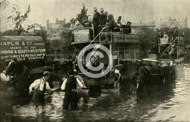 'Clarendon Road, Southsea, After A Thunderstorm', 1901. Creator: Unknown.