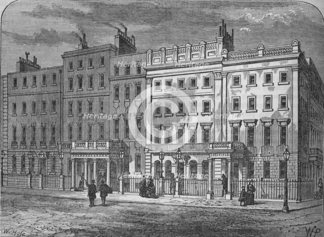 Claridge's Hotel, Mayfair, Westminster, London, c1877 (1878). Artist: Unknown.