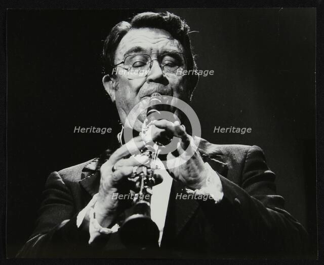 Clarinetist Johnny Mince, Stevenage, Hertfordshire, 1984. Artist: Denis Williams