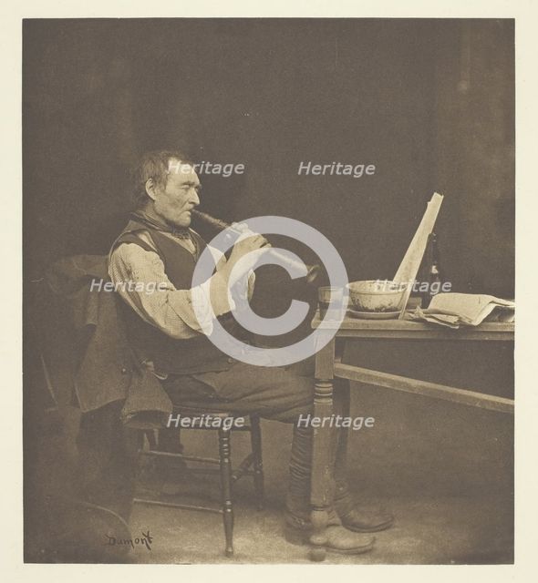 Clarionet Player, c. 1897. Creator: John E. Dumont.