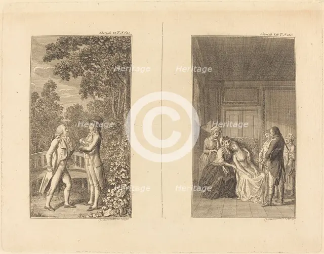 Clarissa, 1796. Creator: Daniel Nikolaus Chodowiecki.